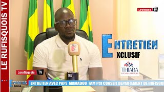 Entretien Spécial avec Pape Mamadou FAM Pdt conseil départemental de Rufisque [upl. by Bertero]