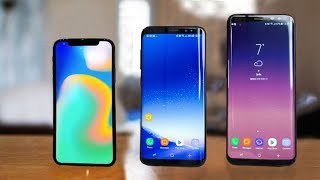 iPhone X vs Galaxy S8 amp S8 Plus  Full Comparison [upl. by Colvin68]