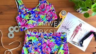 Butchers Sew Shop Swimwear Workshop Preview Cottesloe Swimsuit [upl. by Nosyerg]