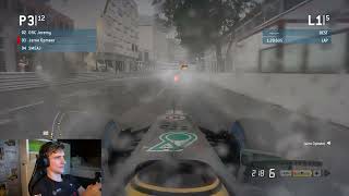 Jarno Opmeer overtakes TWO cars in ONE CORNER at MONACO in the WET [upl. by Iloj575]