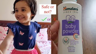 Is powder safe for our baby  can we use baby powder   Himalaya baby powder review [upl. by Yrad]