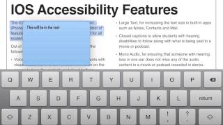 iBooks and Accessibility [upl. by Noorah]