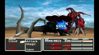 FF7  Ruby Weapon vs Omega Weapon [upl. by Sille]