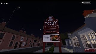 Playing Toby Carvery httpswwwrobloxcomgames88511555454289ColwickParkTobyCarvery [upl. by Lienahs]