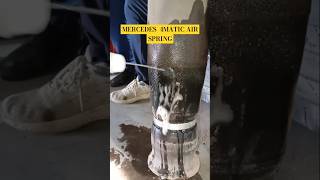 Mercedes 4 Matic Air Spring leakage😮🛠👨‍🔧⚙️ mercedes 4matic air leakage [upl. by Acined]