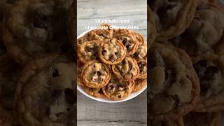 10 minute chocolate chip cookies easyrecipe cookies [upl. by Kilby]