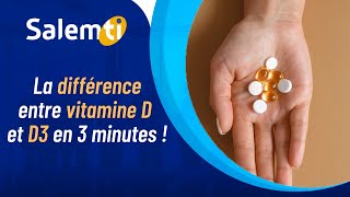 SALEMTI  la différence entre vitamine D et D3 en 3 minutes  🤔 [upl. by Akihdar839]