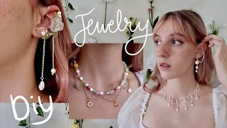 DIY Jewelry  Supplies Haul  Lots Of Cute And Pretty Ideas  Bead And Wire Jewelry [upl. by Platt]