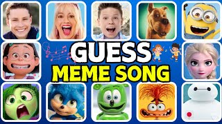 🎵 Guess The Meme Song 🎵🔥 Barbie Bryton Myler Elsa Scooby Doo [upl. by Starlene]