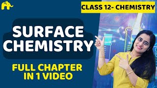 Surface Chemistry class 12  Chapter 5  One Shot  CBSE NEET JEE [upl. by Anoblav]