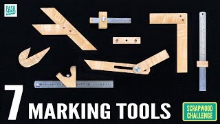 7 Homemade Marking Tools for Woodwork  Scrapwood Challenge ep27 [upl. by Ottavia]