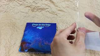 Unboxing YES Close To The Edge Steven Wilson Remix UHQCD Cardboard Sleeve mini LP [upl. by Enylodnewg]