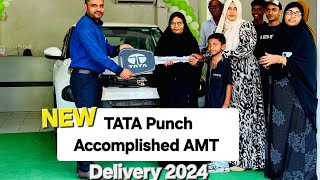 TATA Punch Accomplished AMT Delivery 2024 Tanks To Hyson TATA family [upl. by Nairda]