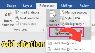 How to add Citations and References using Microsoft Word  Adding Citation and References by MS word [upl. by Lyndon656]