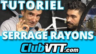 Changer rayon velo  Astuce pour le sens de serrage des rayons  295 [upl. by Ahsinwad]