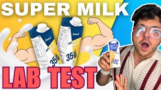 Amul High Protein Milk  SUPER MILK  REVIEW  LAB TEST [upl. by Sileray792]