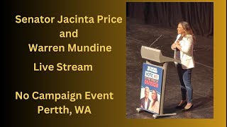 Live Stream  Senator Jacinta Price and Warren Mundine  Perth Convention Centre [upl. by Valera]