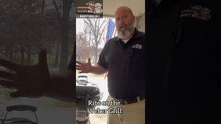 Ribs on the Weber Kettle Charcoal Grill  bbq food youtubeshorts shortsfeed [upl. by Aspia780]