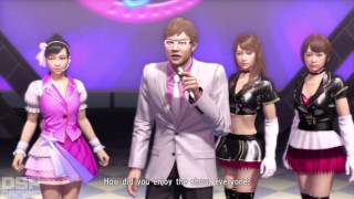 Yakuza 5 playthrough pt72  Princess League Round 1Old Man Dance Battle [upl. by Eiznekam897]