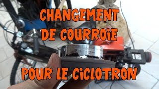 Changement de courroie du CicloTRON [upl. by Asiram]