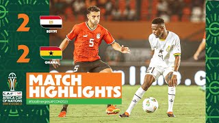 HIGHLIGHTS  Egypt 🆚 Ghana ملخص مباراة مصر وغانا TotalEnergiesAFCON2023 [upl. by Berlyn264]