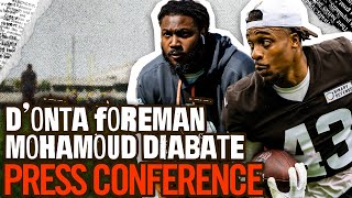 DOnta Foreman amp Mohamoud Diabate  Press Conference [upl. by Sirenay730]