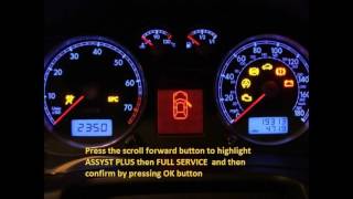 Jeep Compass  how to reset service light indicator [upl. by Arodal230]