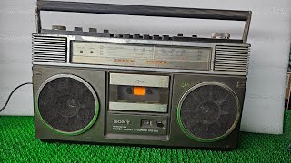 Vintage 1980s Sony CFS65S Stereo Cassette Boombox for sale 9023321435 [upl. by Eckart447]