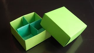 Origami Box Traditional  Box Divider  Paolo Bascetta [upl. by Eliott]