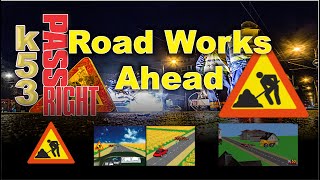 Road Works Ahead  K53 Learners Licence Tuition  K53 Questions and Answers  Road Rules and Signs [upl. by Ahsac]