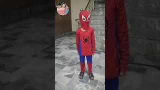 Abdul Rafay as SpiderMan  Amazing SpiderMan Fan Act  Fun Superhero Video  Kids funny videos [upl. by Leonora]