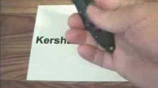 Kershaw Leek Black Knife 1660CKT Demonstration [upl. by Eenert673]