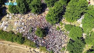 quotKrejt Drenica në varrimin timquot shkon në vend amaneti i Faton Hajrizit Pamje nga Droni [upl. by Tcideneb]