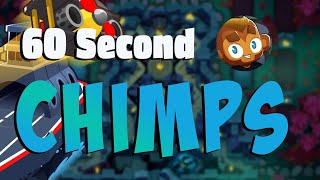 60 Second Strategy  Encrypted CHIMPS BTD6 [upl. by Nyllij]