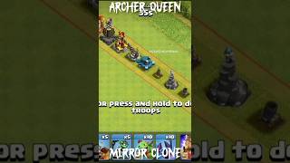 Archer Queen with Mirror Clone vs Line Defence shorts shortsfeed clashofclans [upl. by Terena]