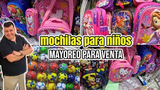 MOCHILAS en el centro CDMX 🎒👜¡MOCHILAS escolares SUPER BARATAS🤩🤑 [upl. by Bartley921]