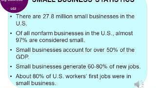 Introduction to Business Chapter 6 Entrepreneurship and Small Business [upl. by Eelrahs275]