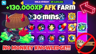 AFK Ninja Monkey XP Farm BTD6 NO MK [upl. by Cilurzo681]