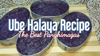 Ube Halaya  How to Make Ube Halaya Recipe  Mhans Lutong Pinoy Recipe [upl. by Elidad]