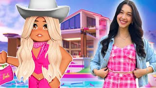 CONSTRUÍMOS a CASA DA BARBIE no ROBLOX Barbie DreamHouse Tycoon  Luluca Games [upl. by Bertram]