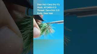 Fly Tying  Deer Hair Carp Dry Fly [upl. by Lady]