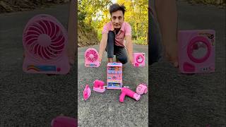 Satisfying With Unboxing Review Toys Vending Machine Washing MachineHair Dryer iron amp fan [upl. by Dulcea782]