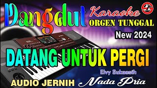 Datang Untuk Pergi  Karaoke Nada Pria Elvy Sukaesih  Dangdut Orgen Tunggal [upl. by Anoirb]