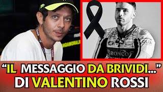 VALENTINO ROSSI E IL COMMOVENTE ADDIO A LUCA SALVADORI gossip news sport [upl. by Elyak]