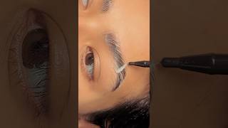 brow lamination brushin eyebrowlamination simplysyerra [upl. by Enawd]