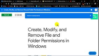 Create Modify and Remove File and Folder Permissions in Windows II Week 2 II Coursera [upl. by Llet]