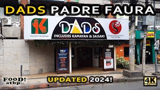 4K  DADS WORLD BUFFET PADRE FAURA  Buffet restaurant tour amp walkaround Updated 2024 [upl. by Rasec]