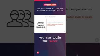 Restrict Microsoft365 Group creation in MSTeams 💡 [upl. by Amersham]
