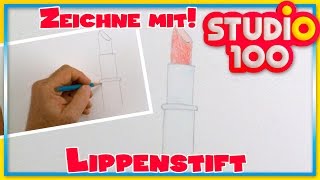 Lippenstift  Zeichnen lernen für Anfänger  Schritt für Schritt [upl. by Sevik]