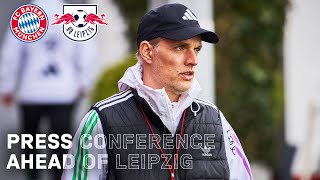 Press conference ahead of FC Bayern vs RB Leipzig  🇬🇧 [upl. by Reiner]